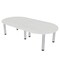 Skutchi Designs 45 in W, 96 in L, 29 in H, Engineered Wood Top, White HAR-RAC-46X93-PT-WC - alternate 1